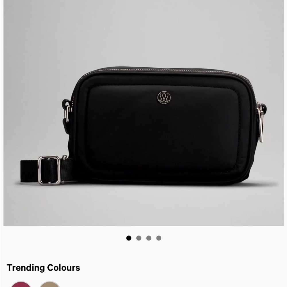 lululemon crossbody camera bag 2L black ✨